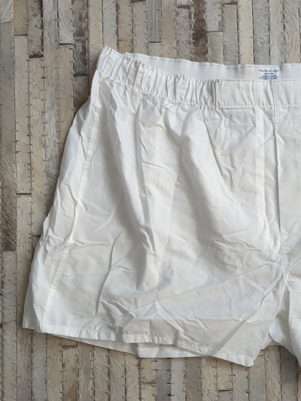 Polo Ralph Lauren Men's XL 100% Cotton Woven White Boxer Shorts (Set of 2) NWOT - Picture 4 of 7